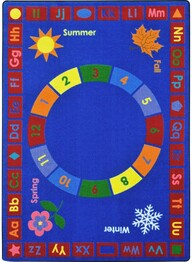 Joy Carpets Kid Essentials Learning Time Multi